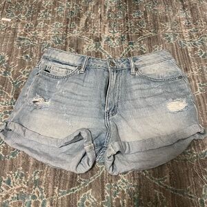 Light denim Kancan shorts